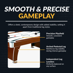 Hathaway Brentwood 90-in Air Hockey Table with LED Scoring and Sound