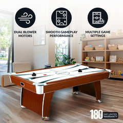 Hathaway Brentwood 90-in Air Hockey Table with LED Scoring and Sound