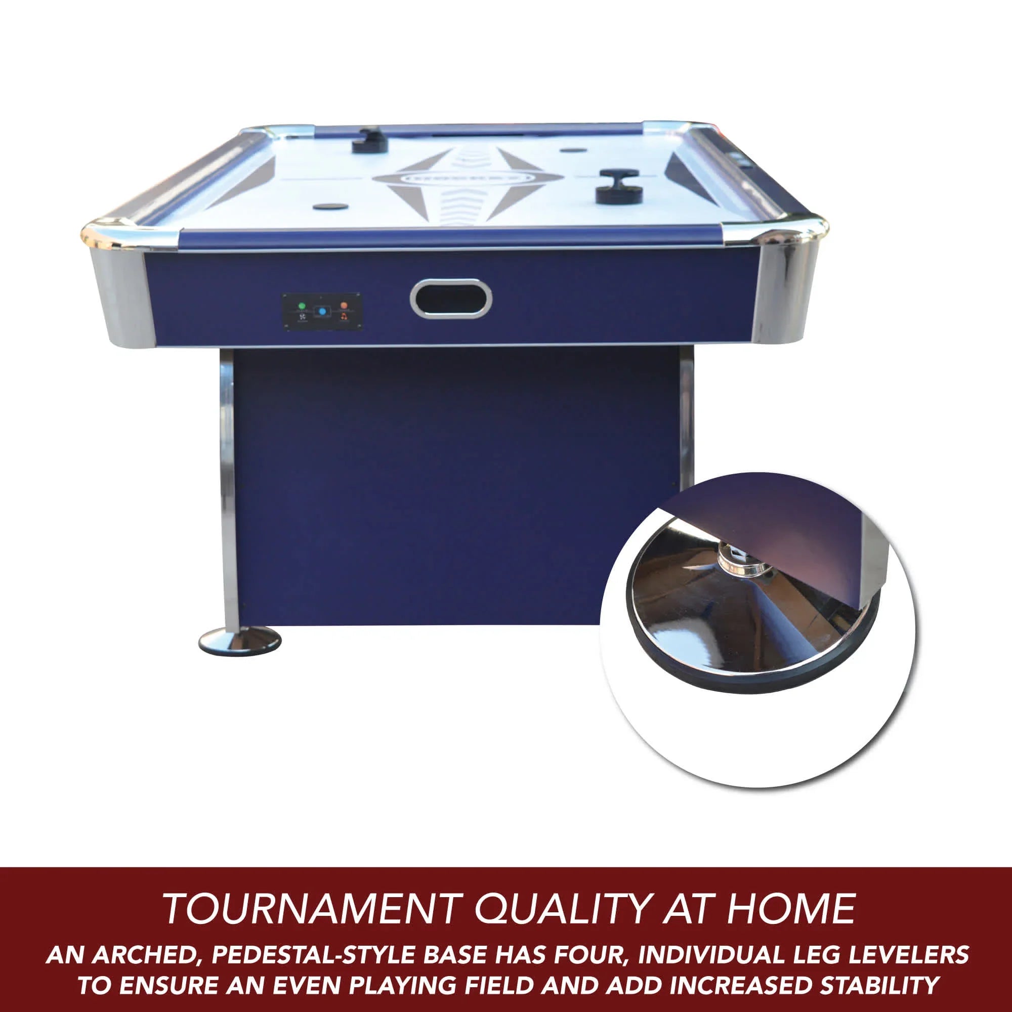 Hathaway Phantom II 90-in Air Hockey Table with LED Scoring and Lights