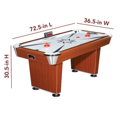 Hathaway Midtown 72-in Air Hockey Table with LED Scoring
