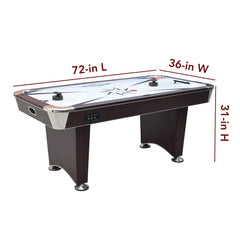 Hathaway Midtown II 6-ft Air Hockey Table with LED Scoring
