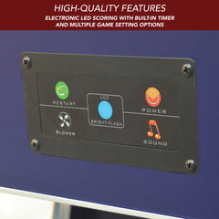 Hathaway Phantom II 90-in Air Hockey Table with LED Scoring and Lights