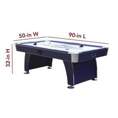 Hathaway Phantom II 90-in Air Hockey Table with LED Scoring and Lights