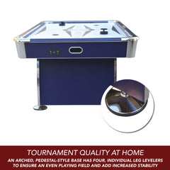 Hathaway Phantom II 90-in Air Hockey Table with LED Scoring and Lights